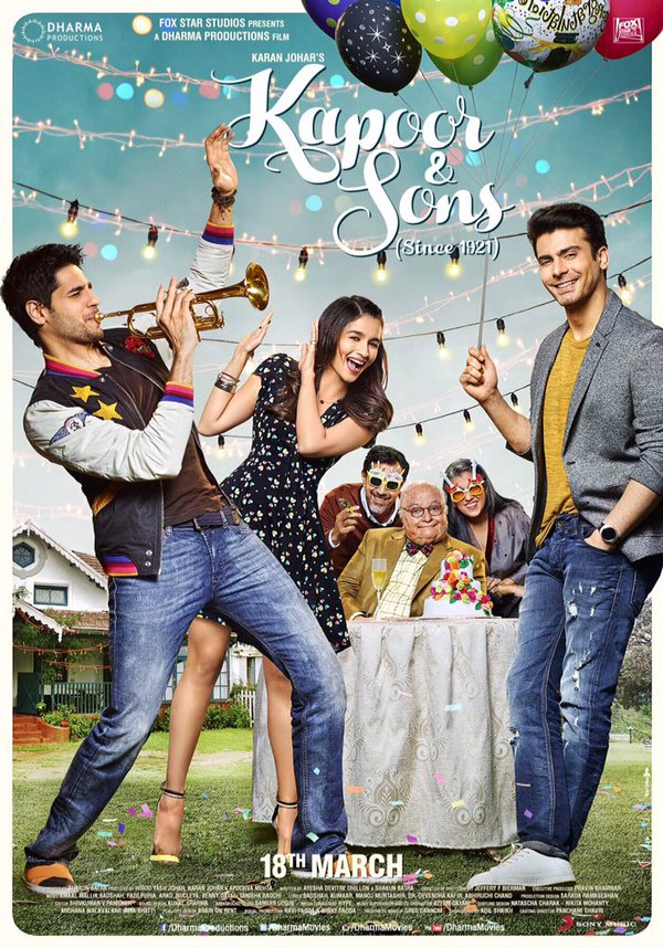 Sidharth Malhotra Kapoor & Sons First Look Poster [PHOTOS] – Scooptimes